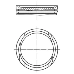 Kolben MAHLE 009 70 00 für Fiat Lancia Punto Brava Y