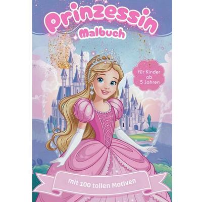 Prinzessin Malbuch: 100 zauberhafte Malvorlagen für Kinder ab 5 Jahren: Kreativer Malspaß für kleine Künstlerinnen – Märchenhafte Motive zum Ausmalen,
