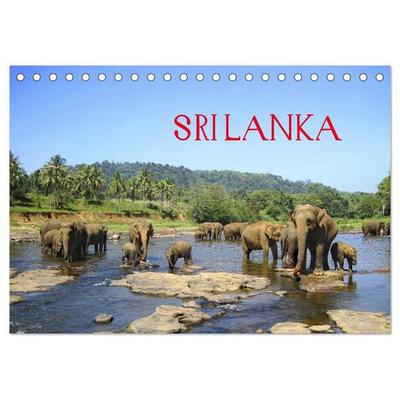 Sri Lanka (Tischkalender 2027 DIN A5 quer), CALVENDO Monatskalender