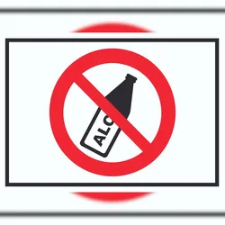 HB-Druck Alkohol verbot Symbol Schild A2 (420x594mm)