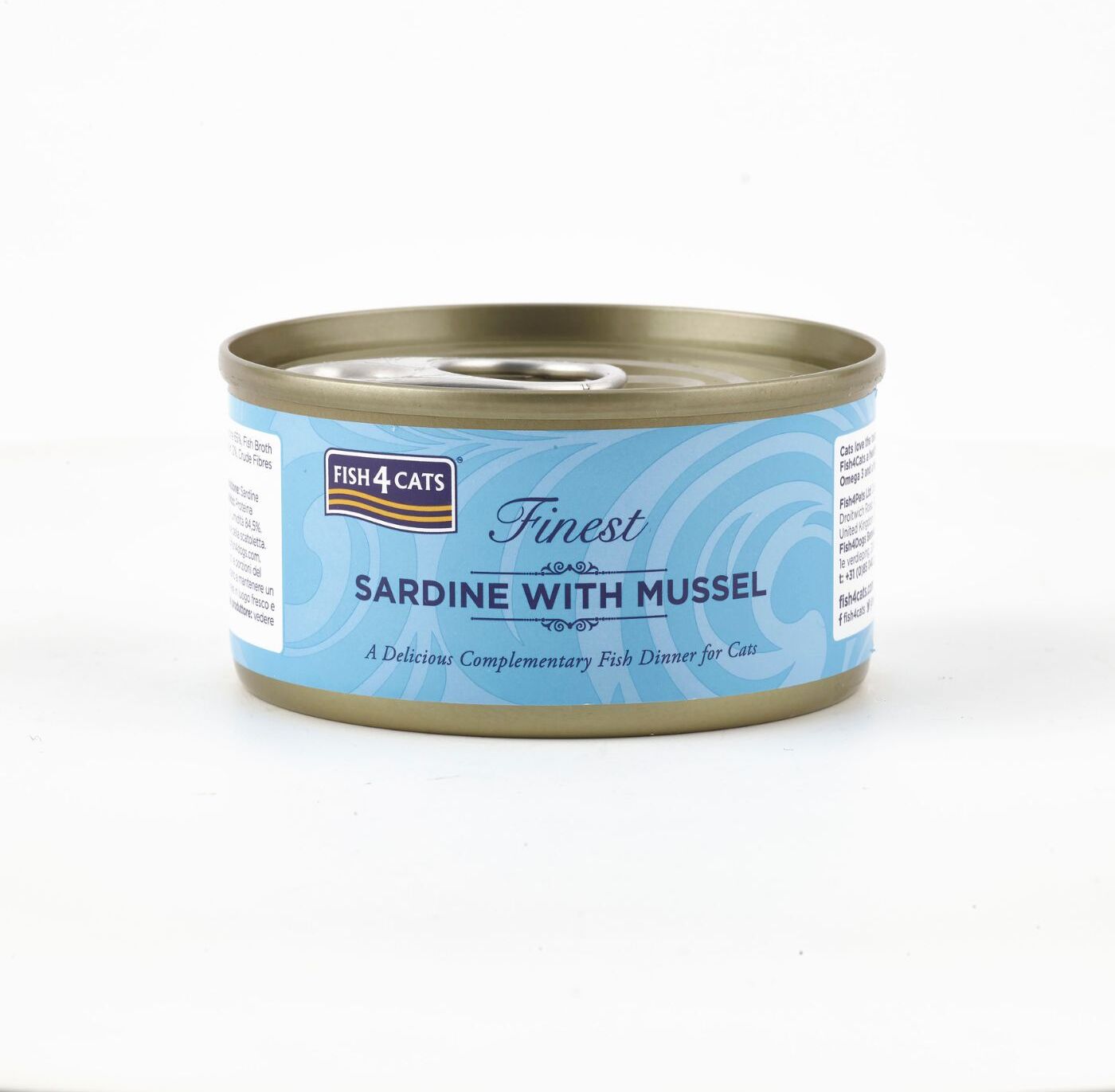 Fish4Cats 1 x 70 g Umido per Gatti Sardina con Cozze