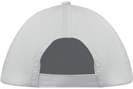 Casquette baseball 5 pans publicitaire personnalisée BUZZ blanc