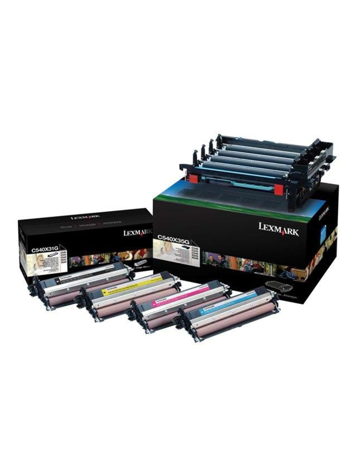 Lexmark photodeveloper Imaging Kit bk+ - Drucker - Bildeinheid Farbe ( Cyan, Magenta, Gelb)