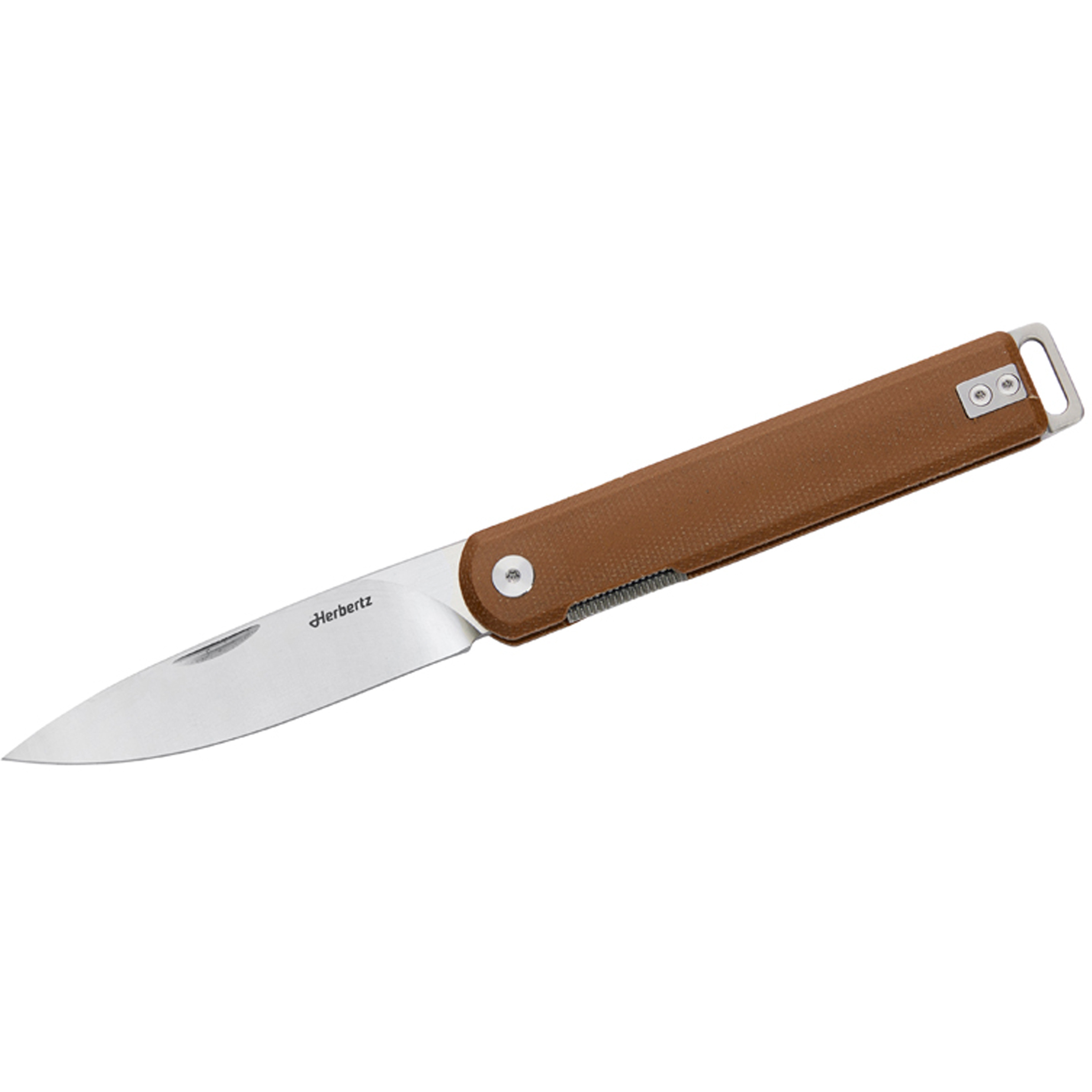 Herbertz Liner Lock Micarta messer Taschenmesser weiss Camping