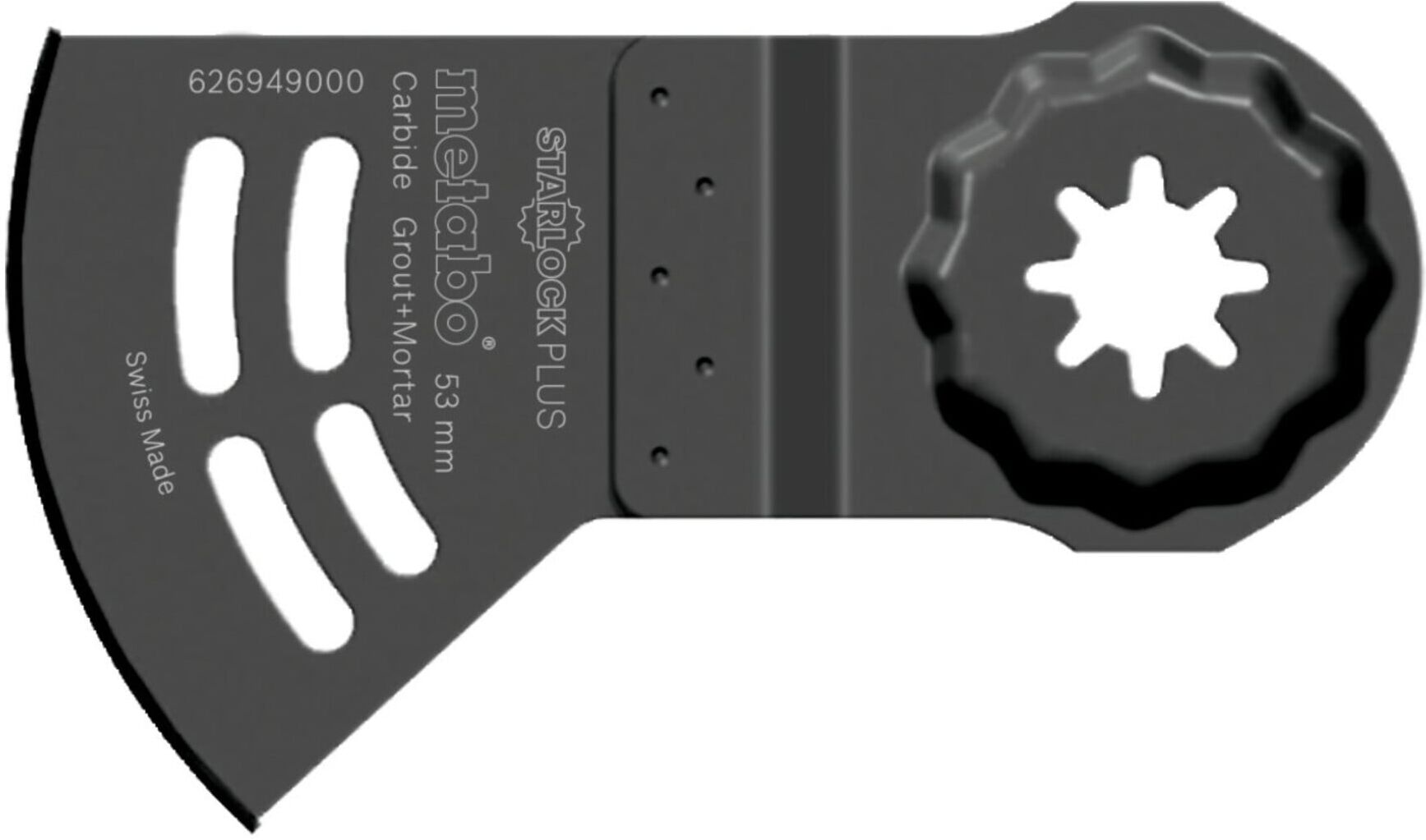 Metabo Sägeblatt "Starlock Plus" Holz/Abrasiv, Carbide, 40 x 53 mm (626949000)