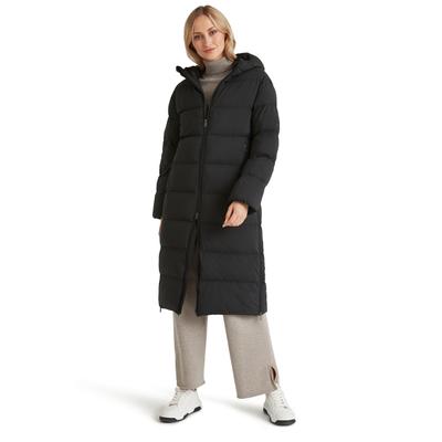 Outdoorjacke FALKE "FALKE Mantel", Damen, Gr. S, schwarz (3000), Jacken Outdoorjacke