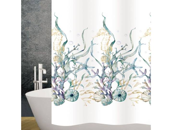 diaqua Ökologischer Duschvorhang Textil Marina