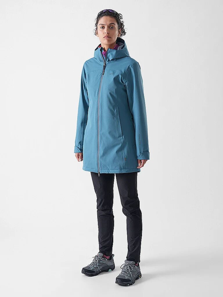 MERU Damen Wintermantel Nora Hoodie petrol   44 W