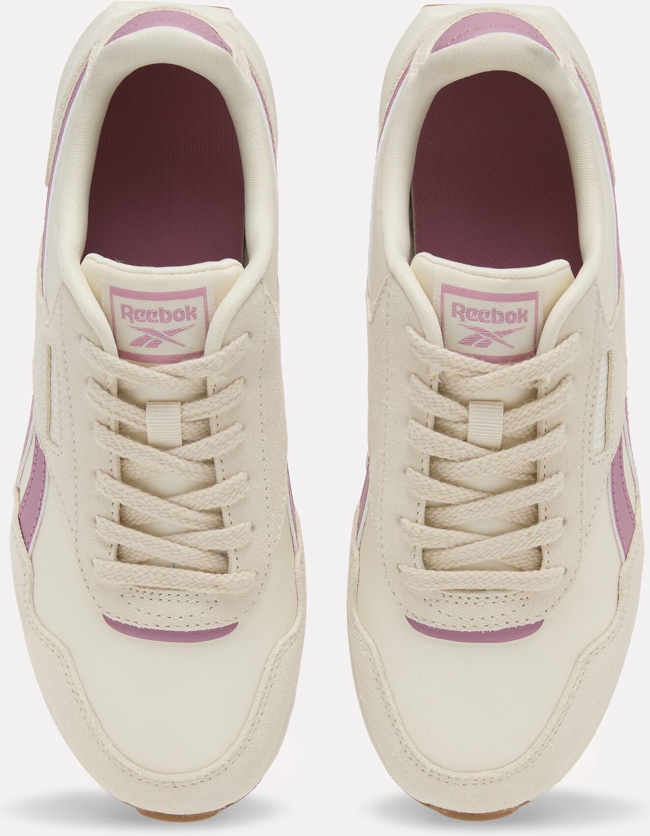 Sneaker REEBOK CLASSIC "REEBOK R125", Damen, Gr. 41, beige (alabaster, berry chill, chalk), Leder, Synthetik, Textil, Schuhe Sneaker alabaster, berry chill, chalk 41