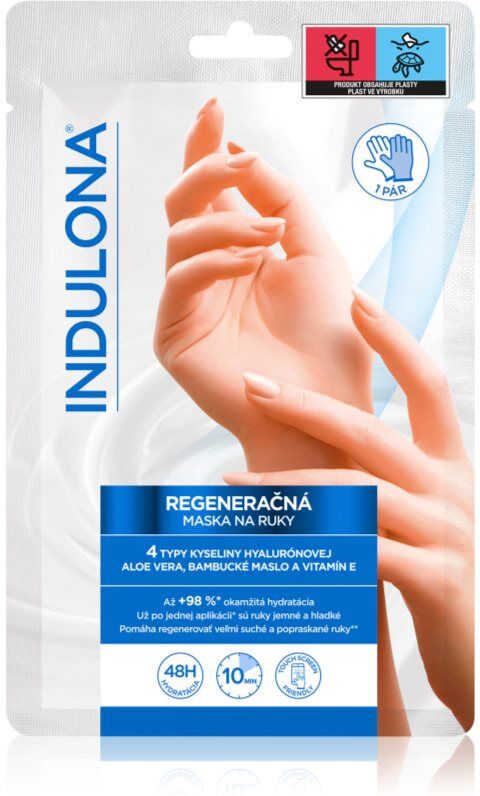 Indulona Original masque régénérant mains forme de gants 1 une paire de