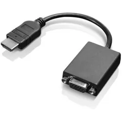 Lenovo HDMI to VGA Monitor Adapter (HDMI, VGA), Video Adapter, Schwarz