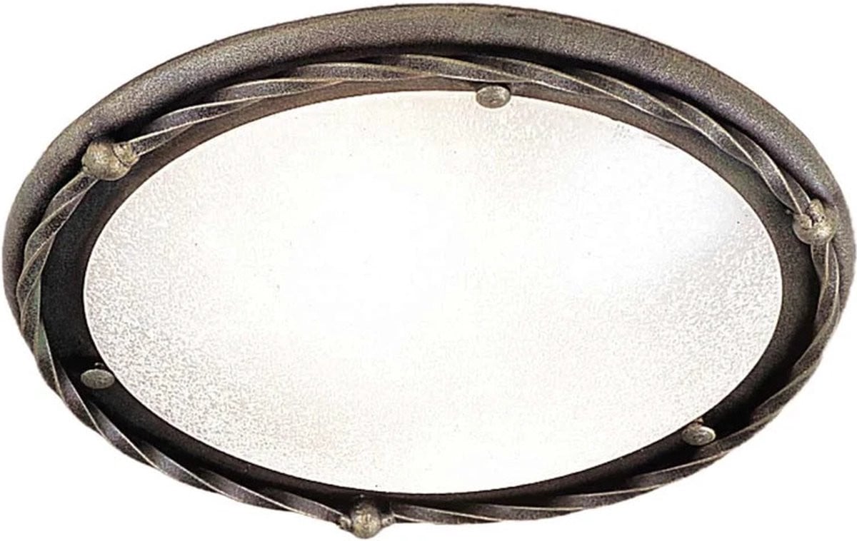 Elstead Lighting Pembroke LED Plafondlamp - Rond - Black/Gold