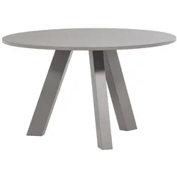 Esstisch Rhonda - Eichenholz warmes Grau, Ø 129 cm