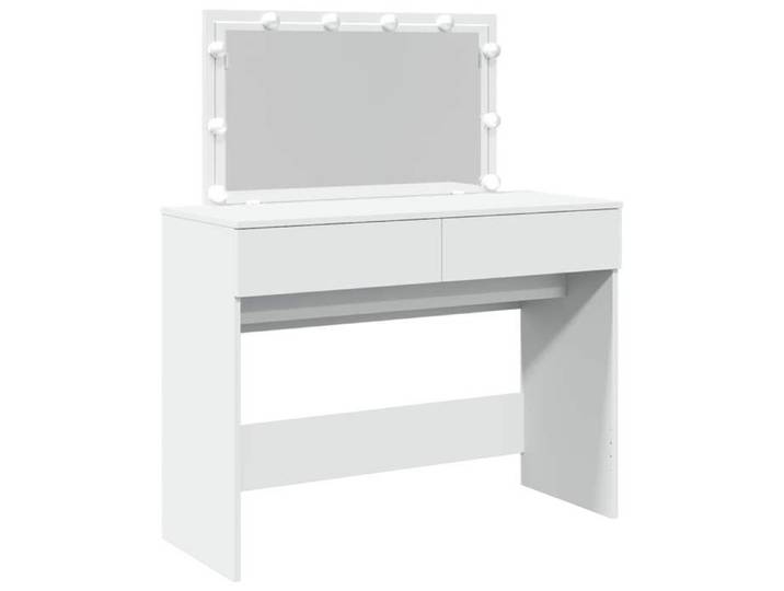 Coiffeuse pour fille/femme - Table de cosmétique avec LED blanc 100x40x120 cm@EU75252832