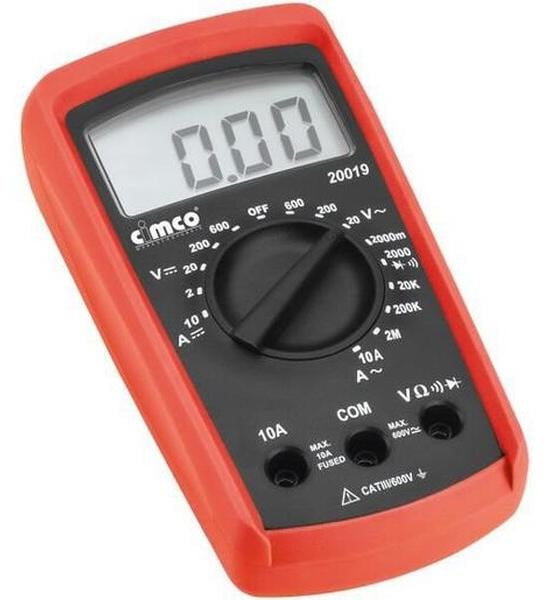 Cimco Multimeter Standard 600V Digitaal