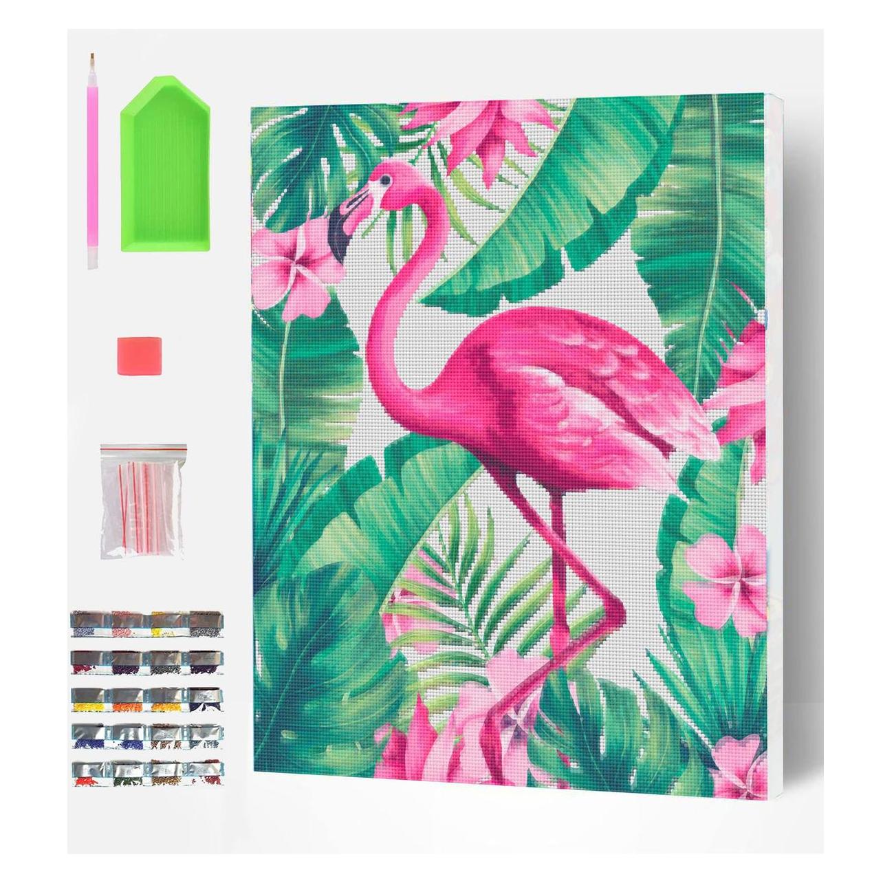 Planet Splat-Diamantpuzzle FLAMINGOS 30x40 cm (33454006)