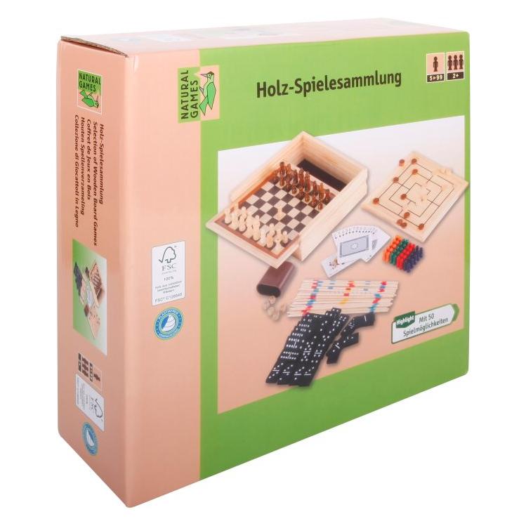 Natural games NG Holz-Spielesammlung 50 in 1 (0061139419)