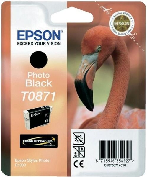 Epson T0871 (C13T08714010) Druckerpatrone - Foto-Schwarz