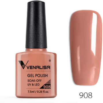 Inspire Picks VENALISA Semi Permanent Gel Nail Polish 120 Color Glitter Collection 7 Point 5ml 908
