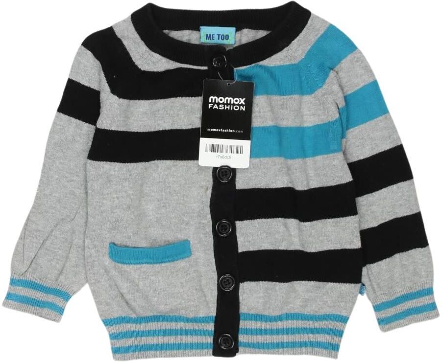 Me Too Jungen Strickjacke, Mehrfarbig, Gr. EU 86, Baumwolle - Second Hand