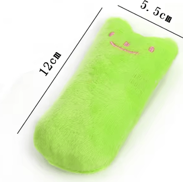 Inspire Curations MintyPaw Catnip Plush Chew Toy large Green