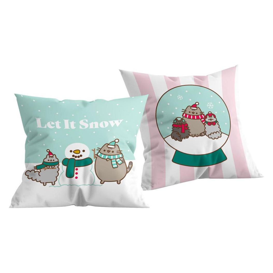 Pusheen Let It Snow Dekokissen 40x40 cm (40.20 x 38.50 cm) (HTEX-PUS-3570C)
