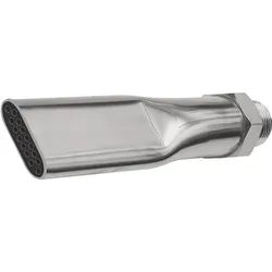 Riegler, Zubehör Druckluftwerkzeug, Sicherheitsdüse Aussengewinde Messing vernickelt Länge 100 mm Breite 21 mm