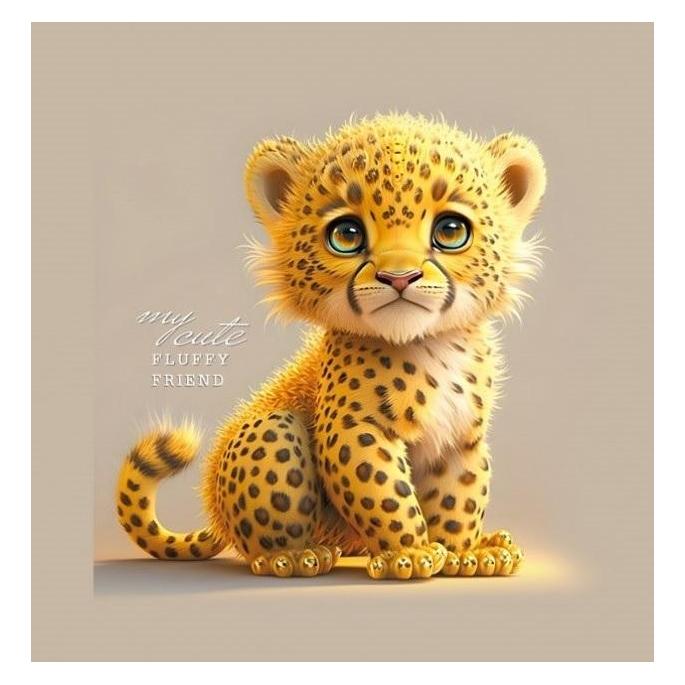 Fresh Dekoratives Notizbuch 100x100/48K glatt TW Cheetah (Blanko, Harter Einband) (47995260)