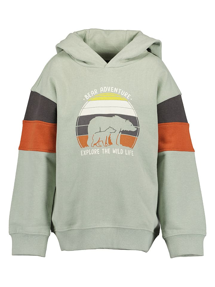 Blue Seven Hoodie in Mint - 104