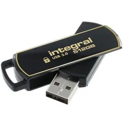 Integral INFD512GB360SEC3.0 (512 GB, USB-A), USB Stick, Gold