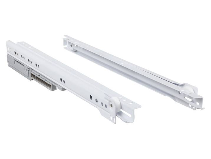 Hettich Rollschubführung Teilauszug Weiss 400 mm