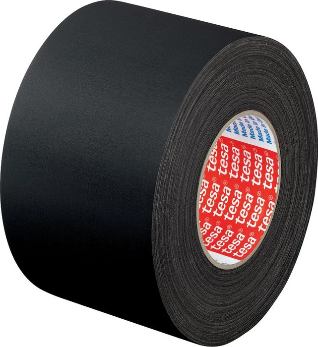 tesa Gewebeband 4651 Premium, 25 mm x 50 m, schwarz