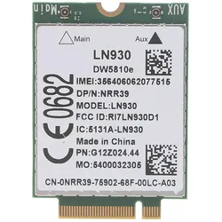 Dell ASSY,CVR,W/ANT,4G WWAN,5340S, Notebook Ersatzteile