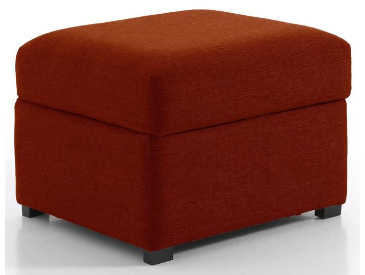 Pouf carré, Rouille