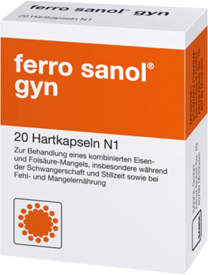 Teofarma s.r.l. FERRO SANOL gyn Hartkaps.m.msr.überz.Pellets 20 St 00450223