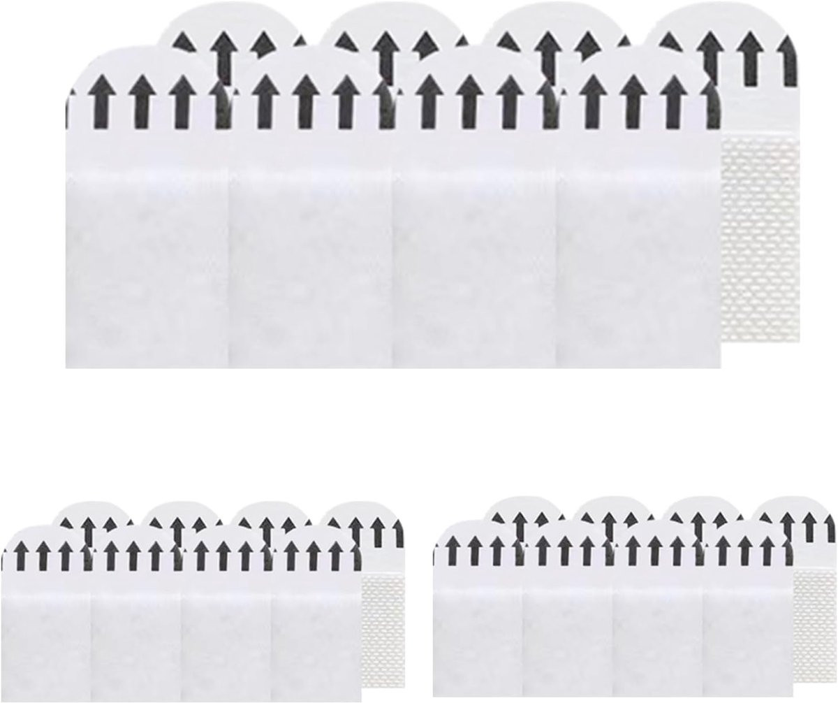12 paar Wit Merkloze Ophangstrips voor Posters en Foto's