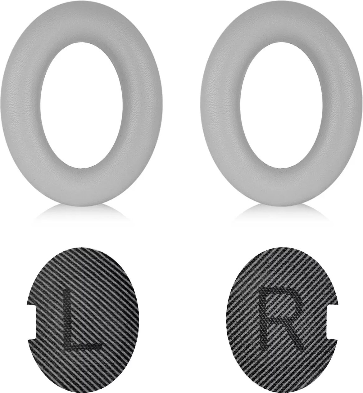 INF Ohrpolster für Bose QC35 / QC35-ii, QC25 1/2 Grau