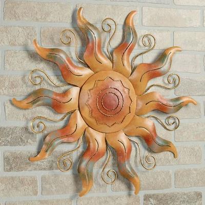 Regal Art & Gift Fiesta Sun Metal Wall Art Multi Warm , Multi Warm
