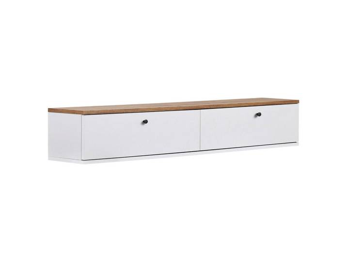 Mid.you Tv-Element, Weiß, Kiefer, 160x25x25 cm, Wohnzimmer, TV Möbel, TV-Racks
