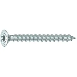HECO TOPIX-plus - Stahl weiß verzinkt - 10x240 mm - Senkkopf HD-40 - Vollgewinde