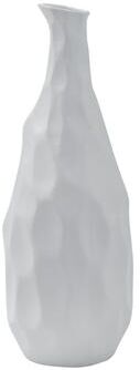 Renwil Blouin Indoor Ceramic Stoneware Vase, White Semi-Gloss