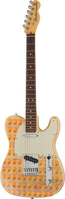 Fender Stamp Collection Tele Macedon Stamp Graphic