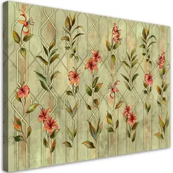 WANDBILD lilia gelbe blume