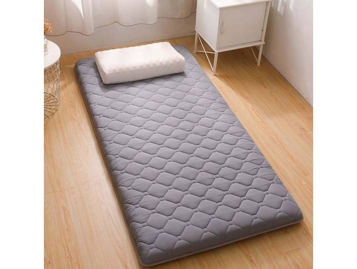 Danchen Matelas Futon Japonais Tapis de Sol en Coton 90x190cm Pliable pour Camping et Dortoir