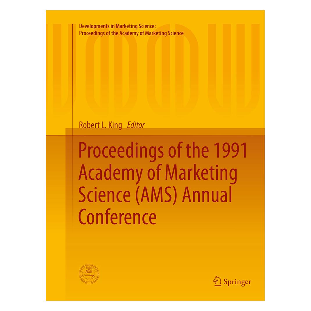 Springer Proceedings of the 1991 Academy of Marketing Science (AMS) Annual Conference (Englisch, Softcover, Robert L. King) (55856934)