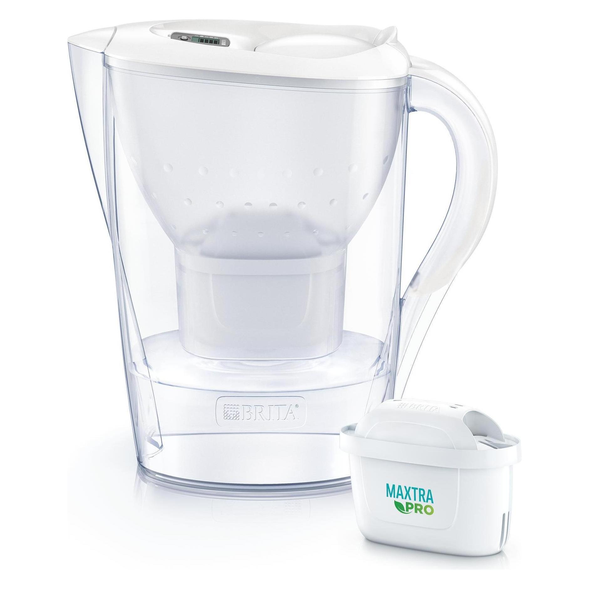 Brita Marella weiss inkl. inkl. 1x ALL-in-1, 1x Extra Kalk (2.40 l) (1057511)
