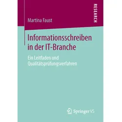 Informationsschreiben in der IT-Branche, Fachbücher von Martina Faust