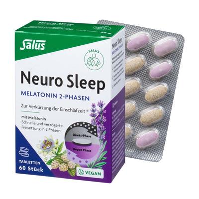 Neuro Sleep Melatonin 2-Phasen Tabletten Salus 60 St