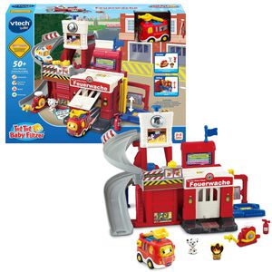 vtech Spielset Tut Tut Baby Flitzer 543004, ab 1 Jahr, Feuerwache, 28 Teile