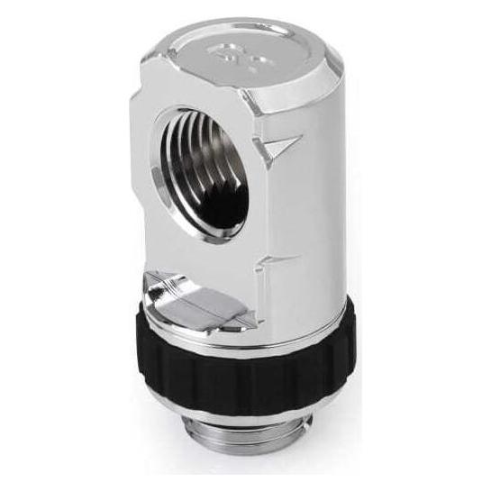 Alphacool Apex Grip adapter 90° OT/IT G1/4 rotatable chrome (14888)